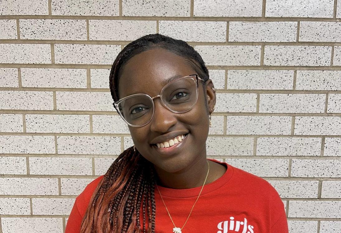 Ebony, a college senior who joined our program as a first year high school student.